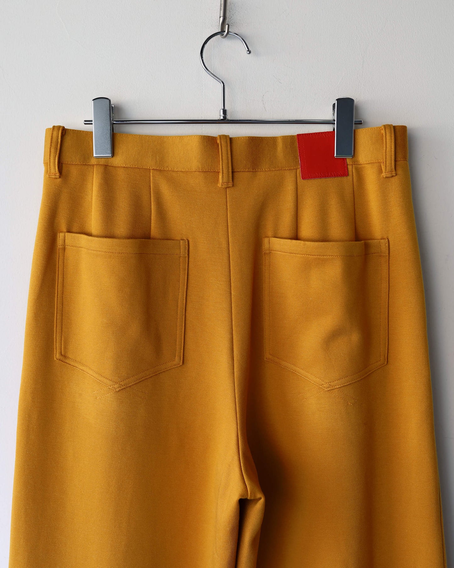 CUT AND SEWN WIDE SLACKS "Orange"
