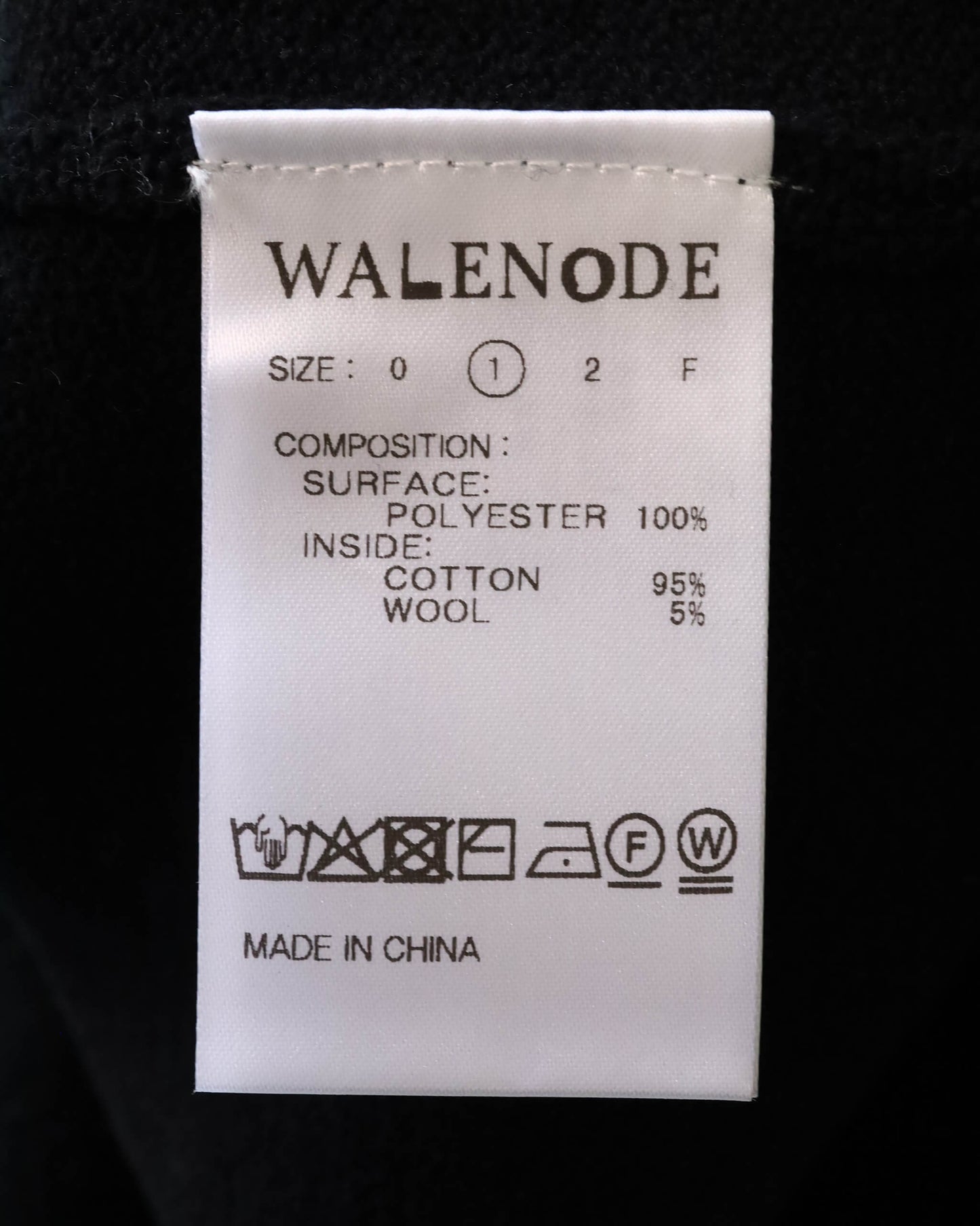 Cotton cashmere pile Half sleeve T "Black"