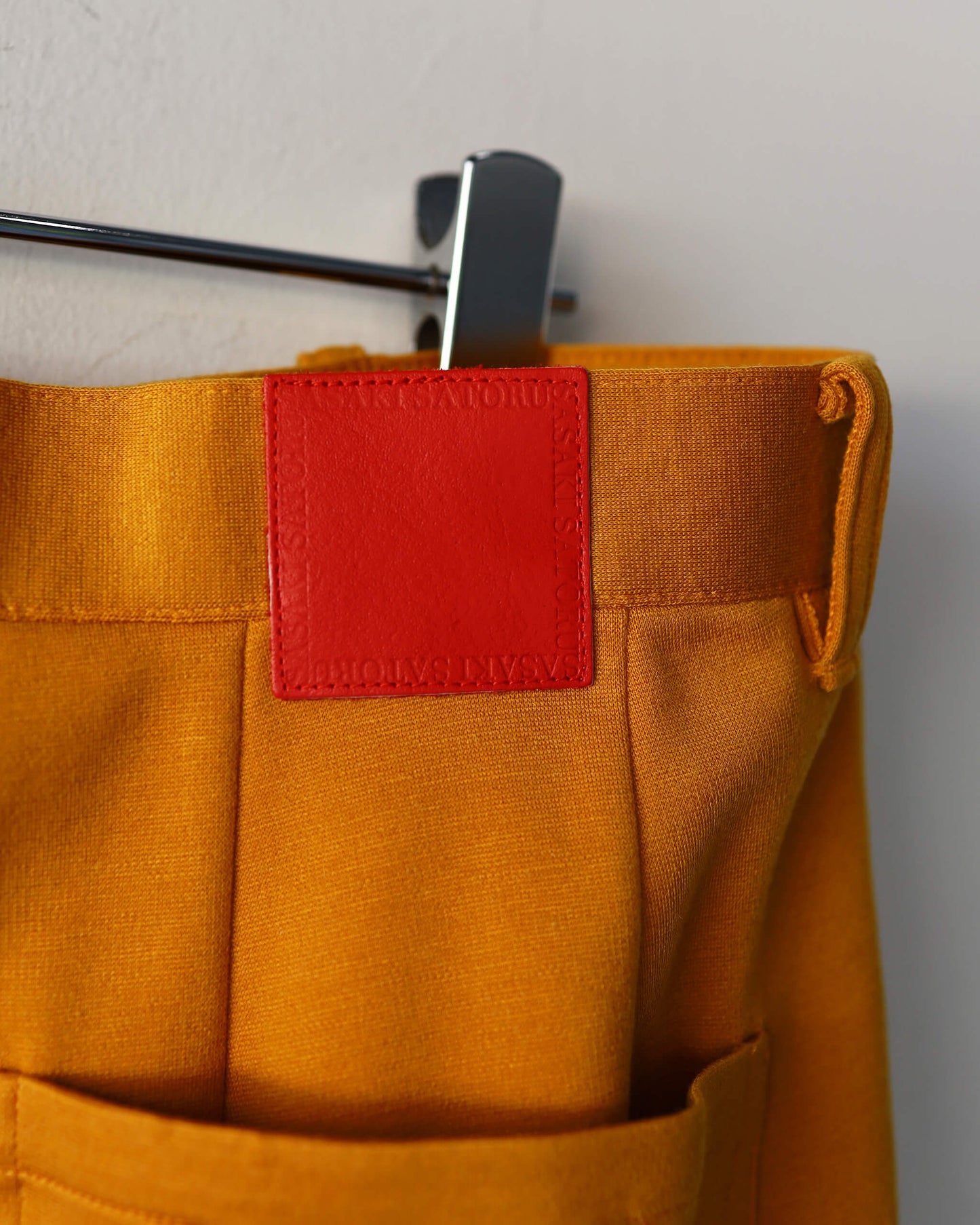 CUT AND SEWN WIDE SLACKS "Orange"