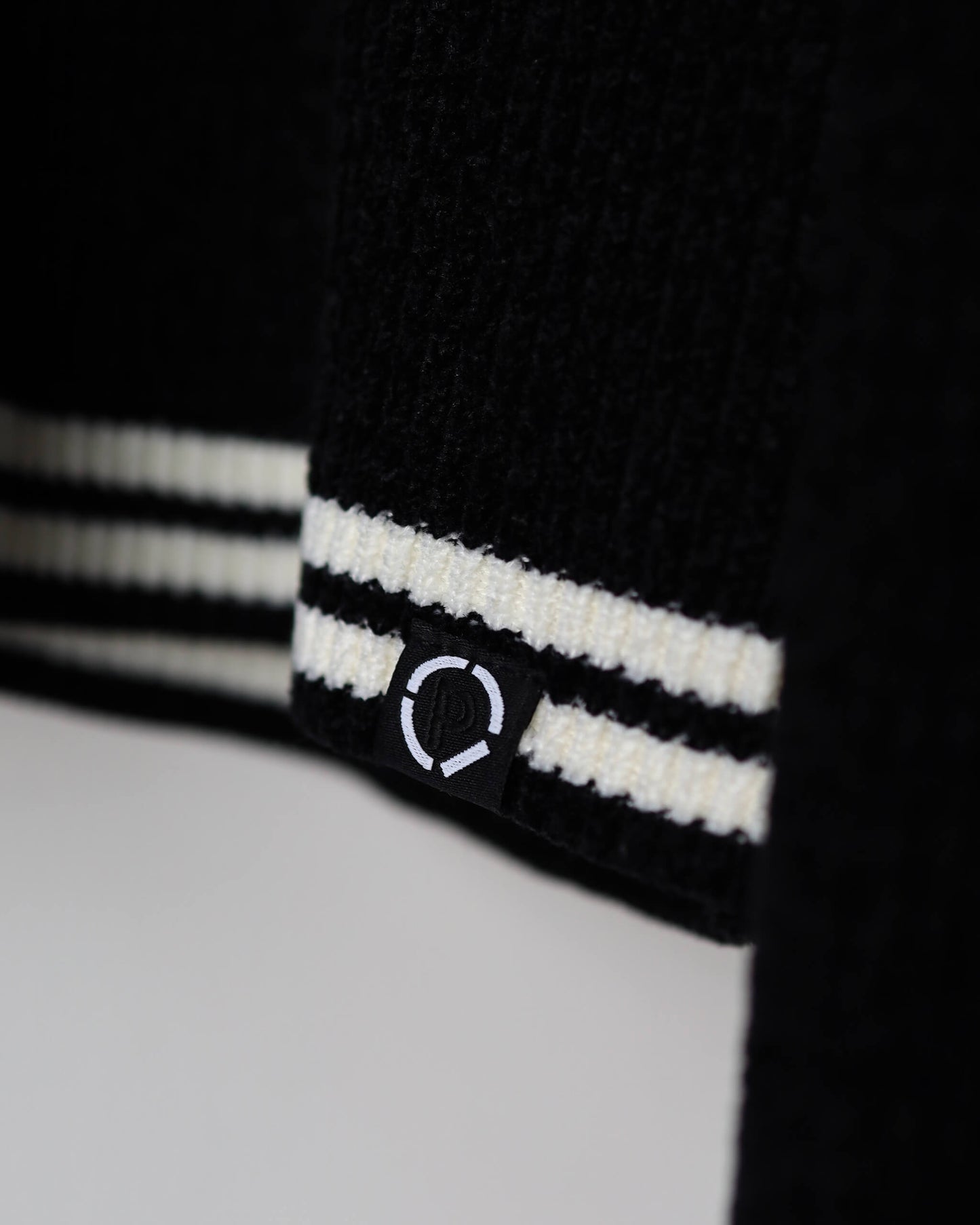 CORDY KNIT JACKET "BLACK"