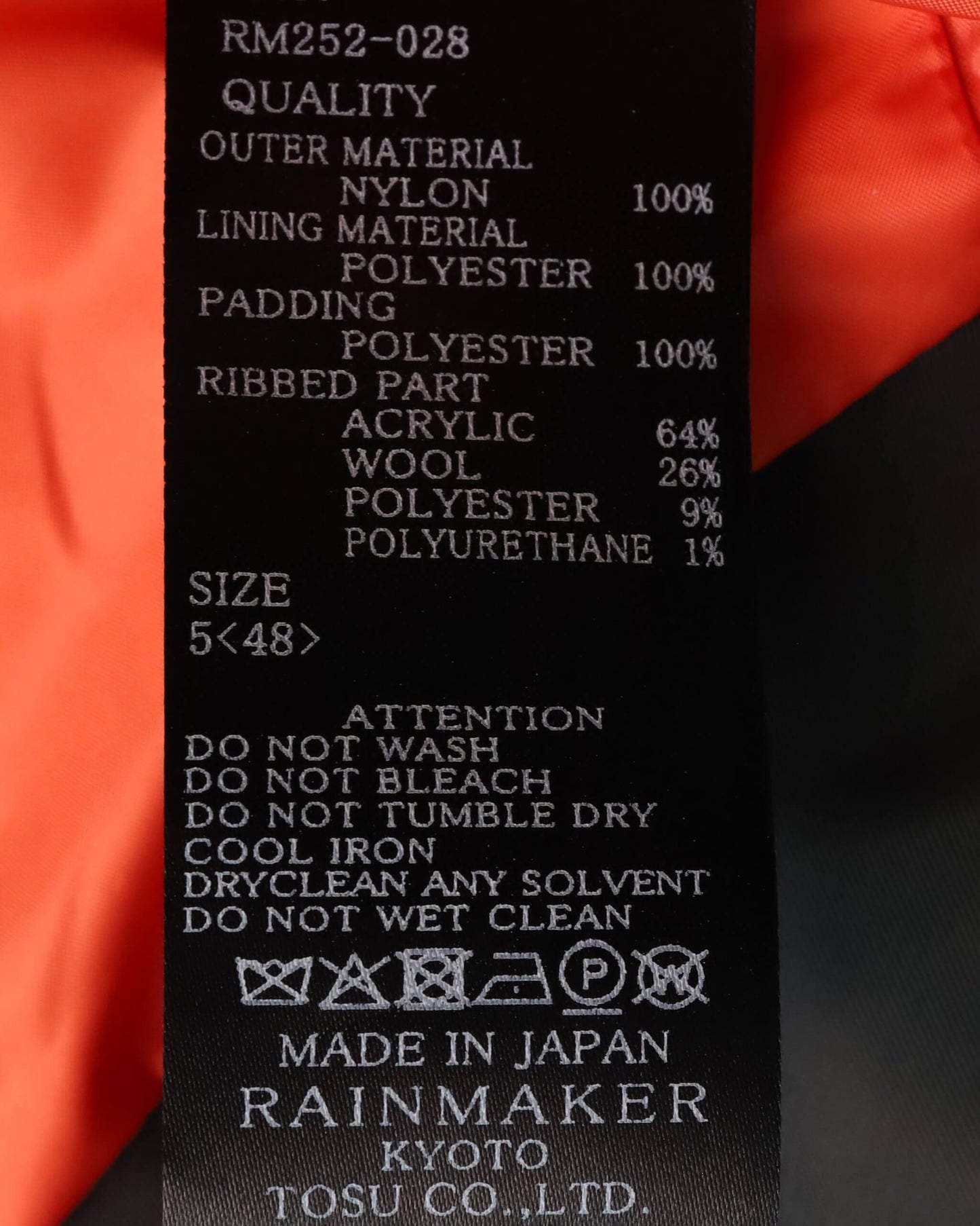 BUMPY GATHERED BOMBER JACKET "CHARCOAL"