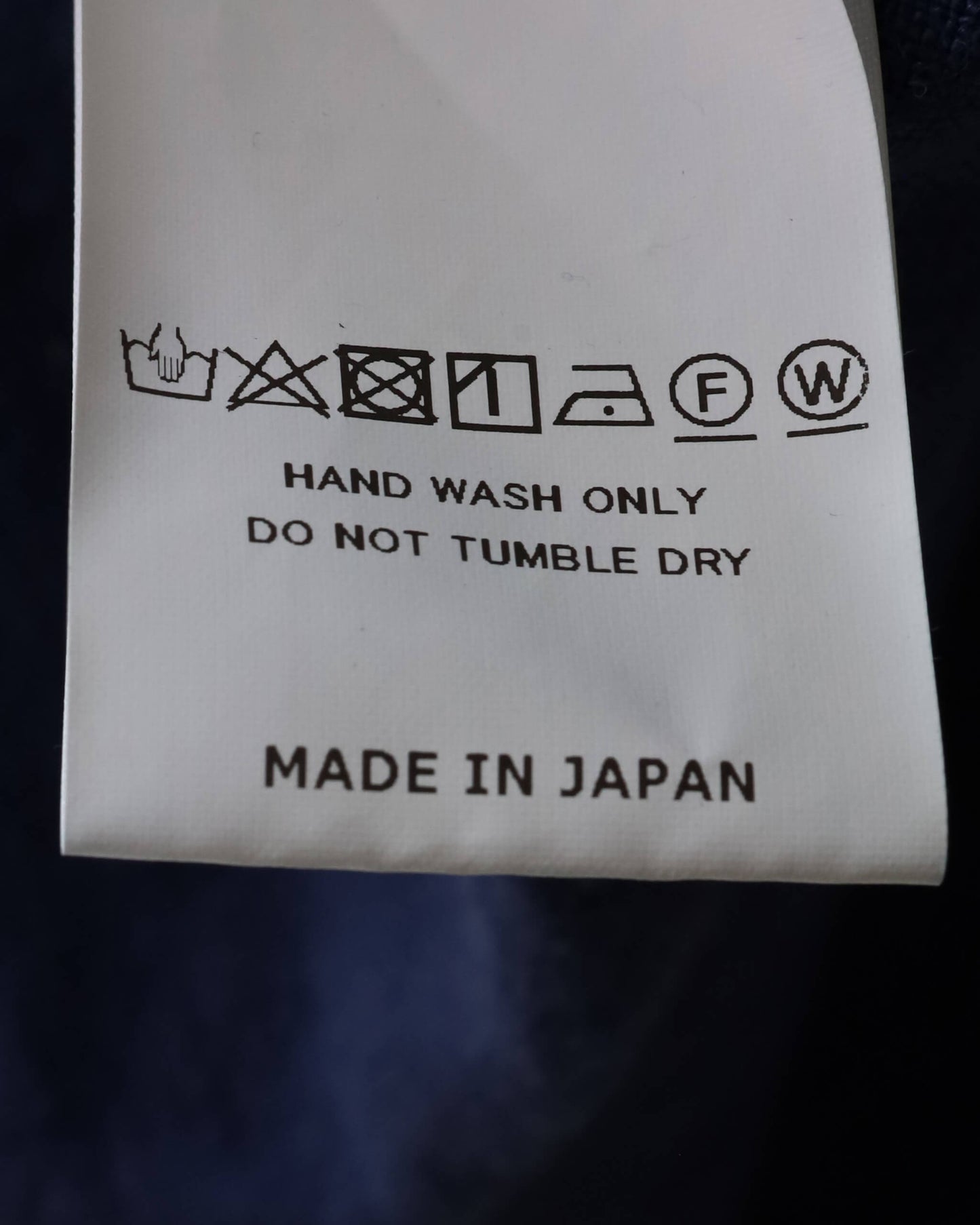 HEAVY LINEN CANVAS STAND COLLAR SKIPPER SHIRT "INK BLUE"