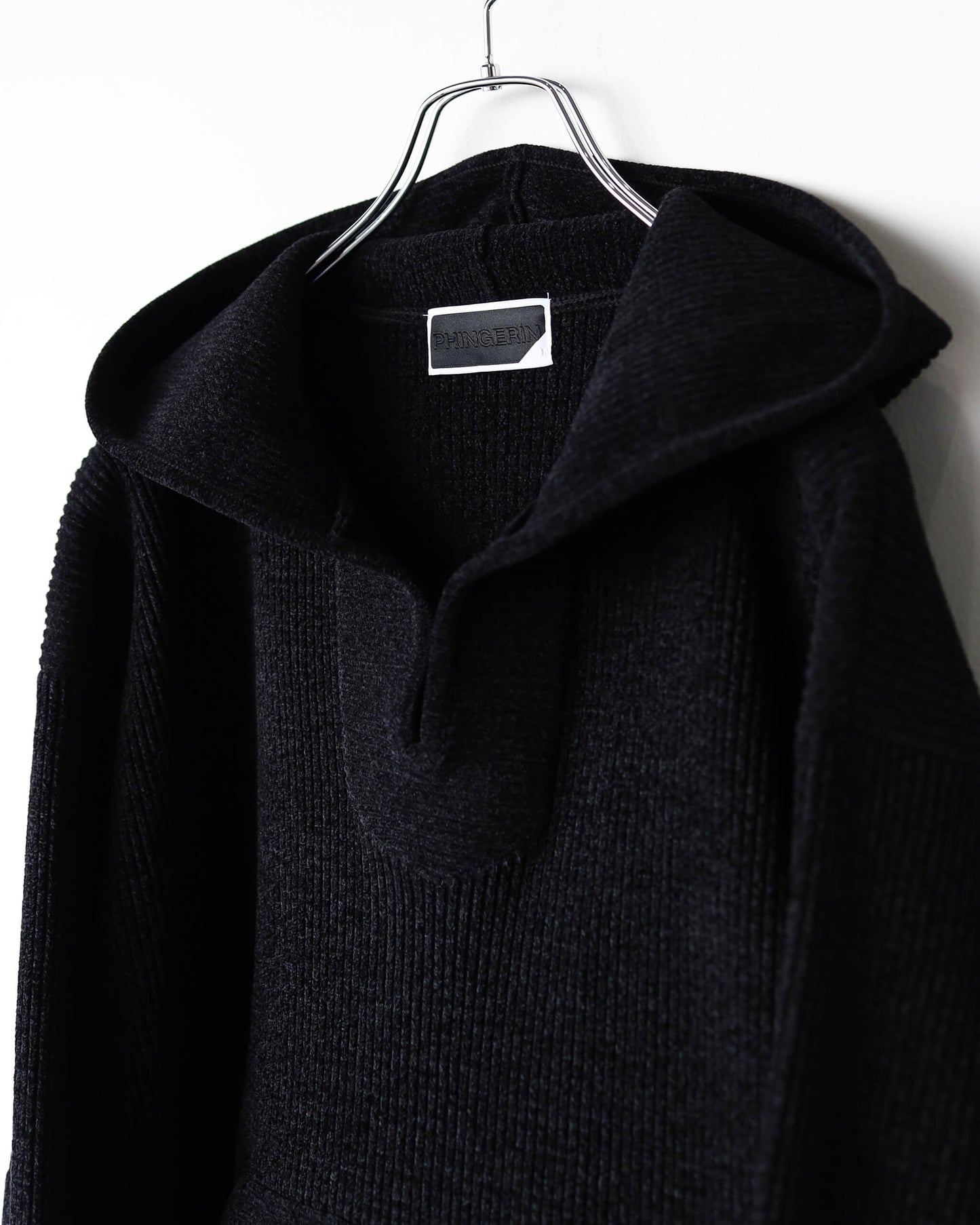 CORDY KNIT MEXPARKA "BLACK"