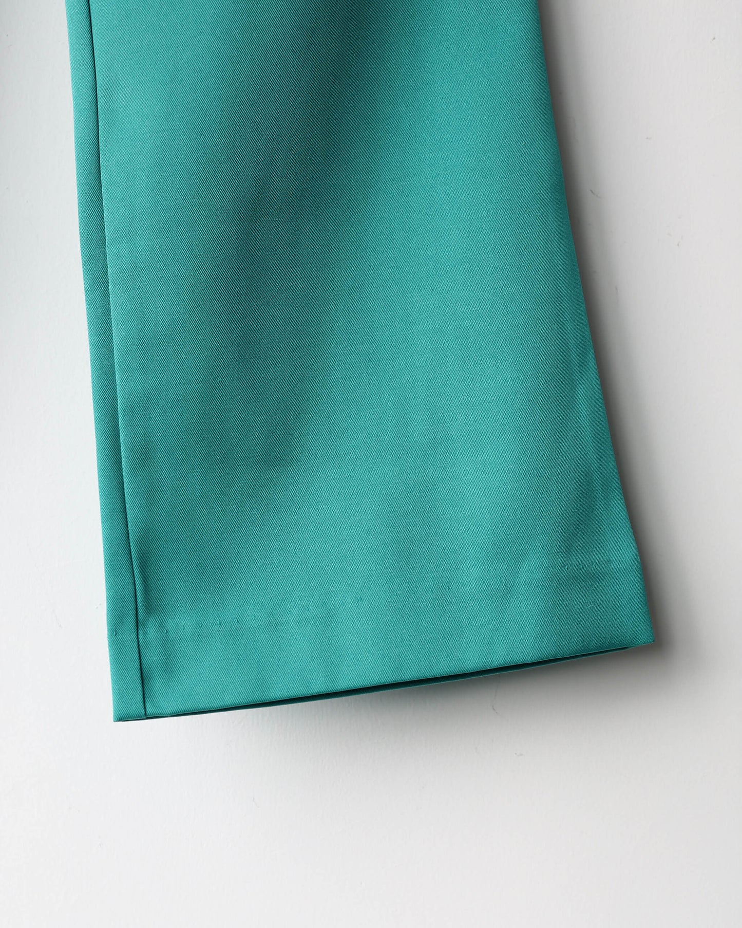 SHOECUT POLY-TWILL TROUSERS "GREEN"