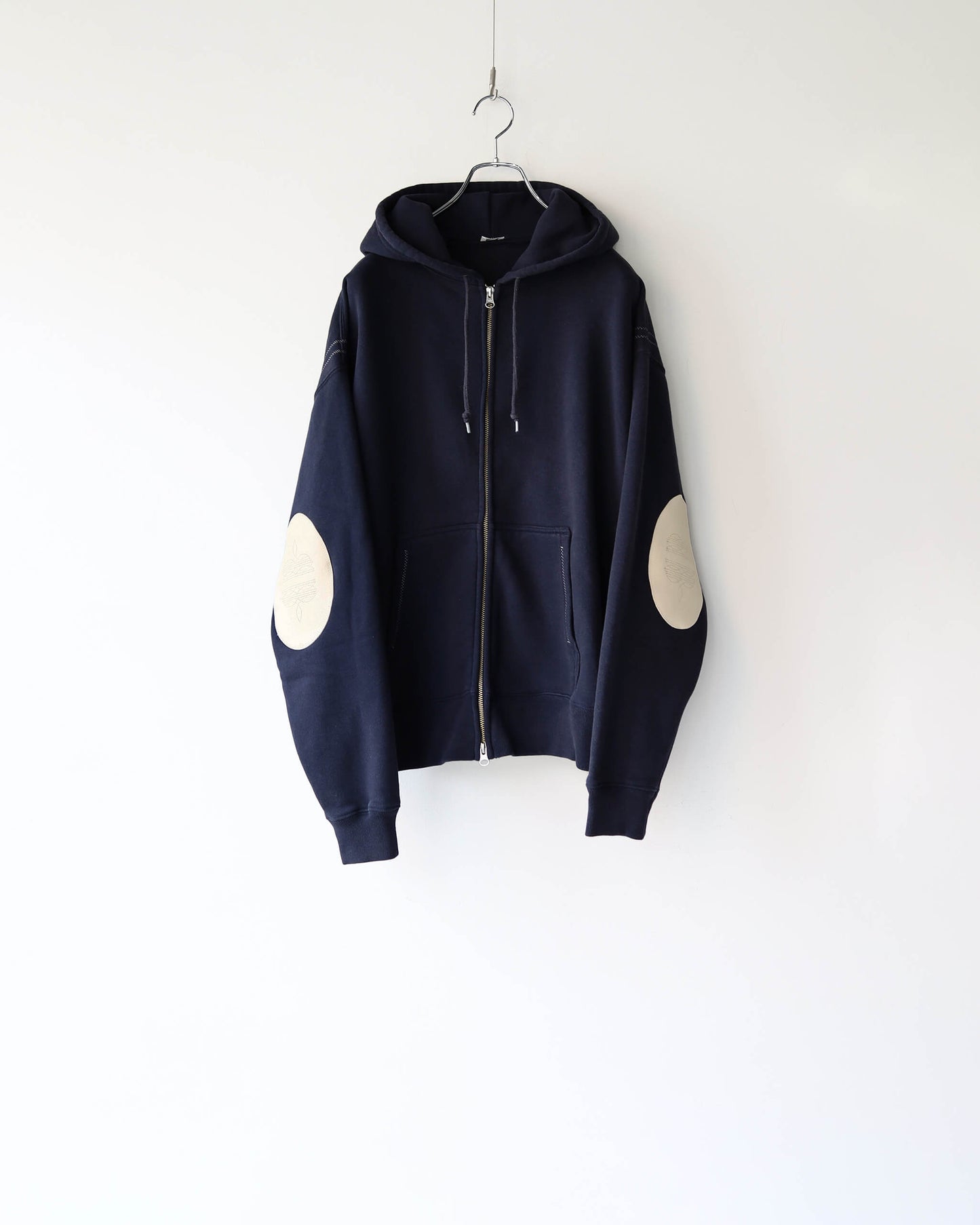 FADE SWEAT ZIP HOODIE "NAVY"