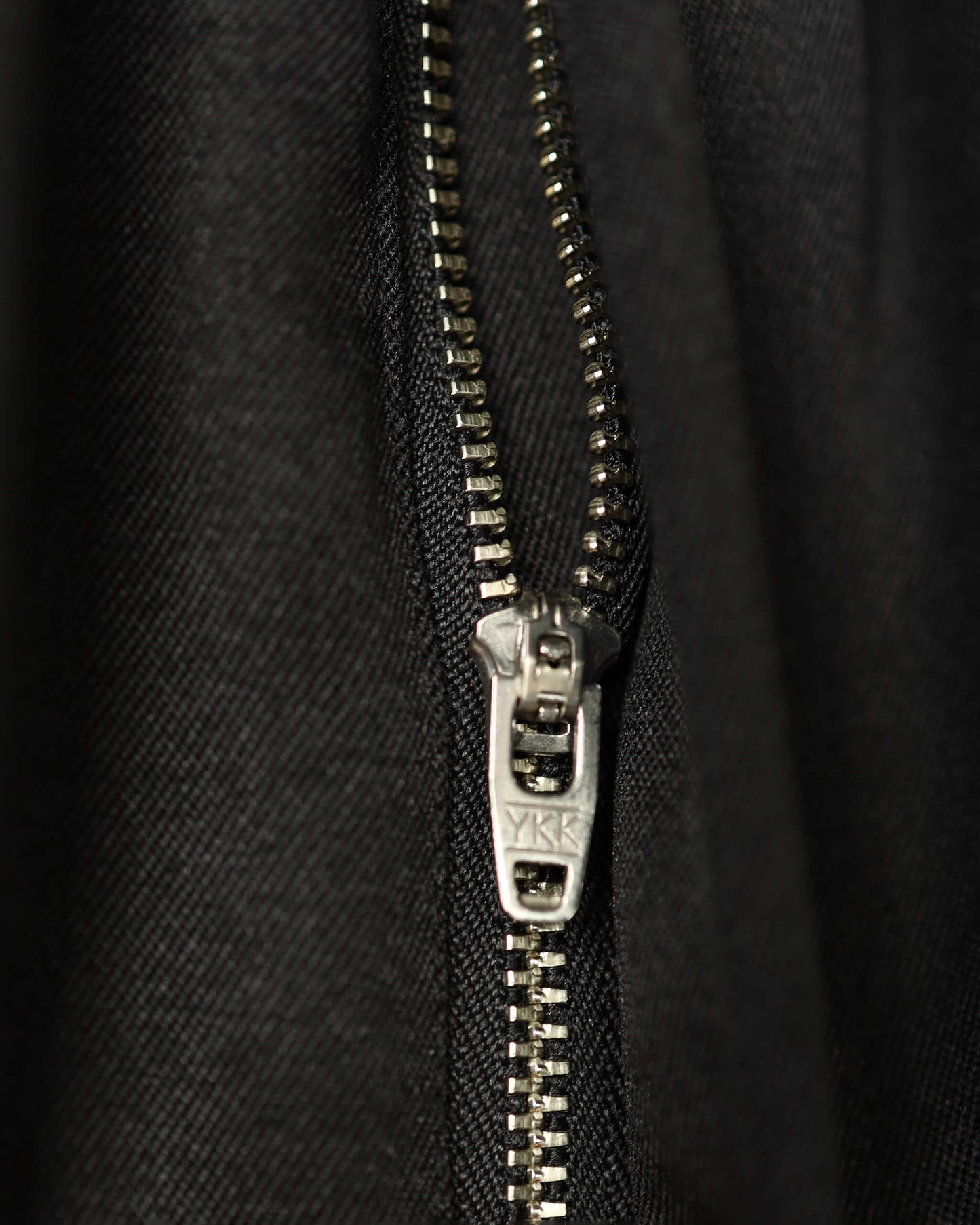 SHOECUT POLY-TWILL TROUSERS "BLACK"