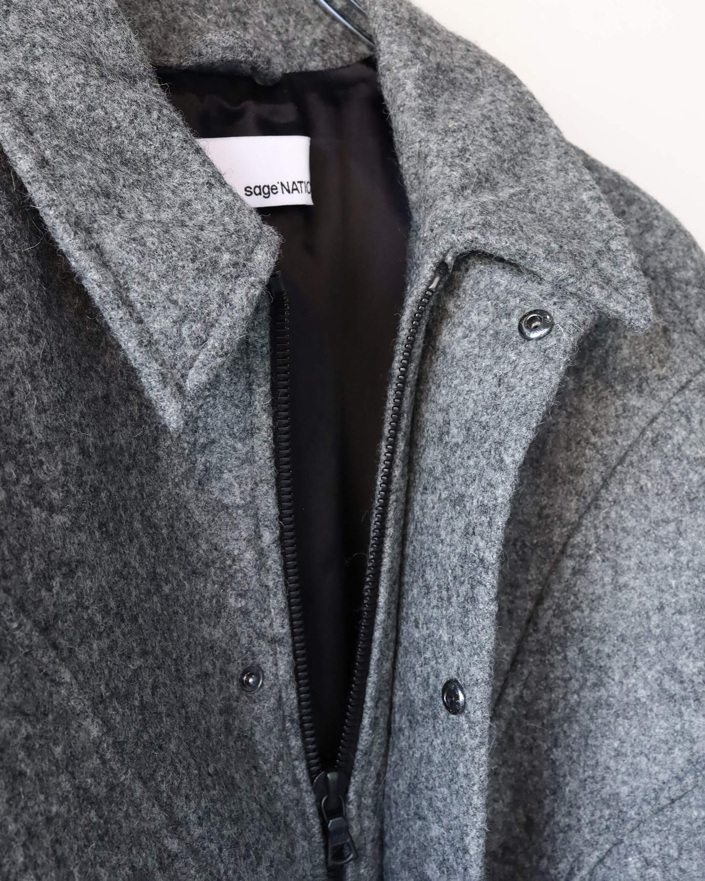 JIJI JACKET "MARL GREY"