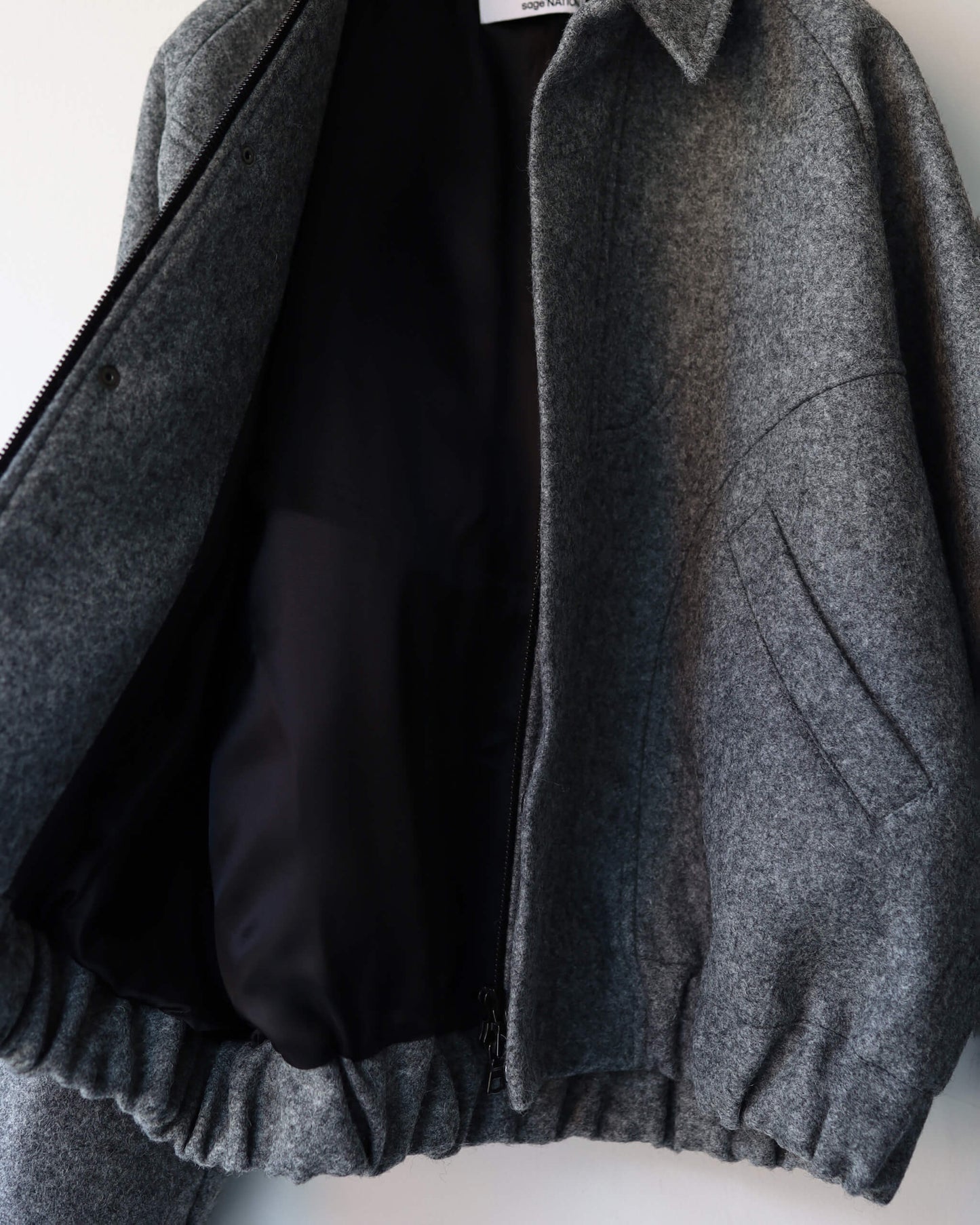 JIJI JACKET "MARL GREY"