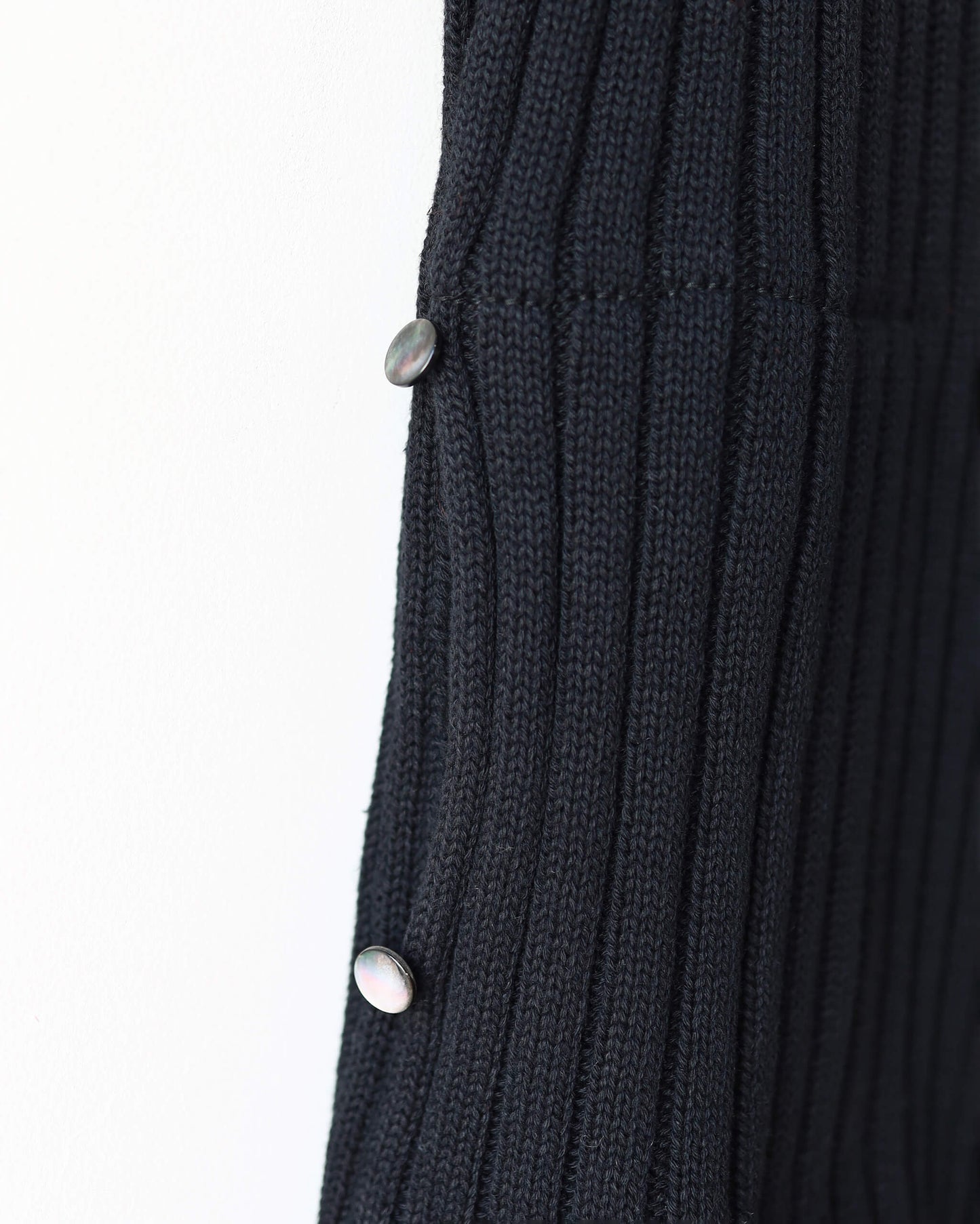 KNIT DRIVERS VEST - Plain "Black"