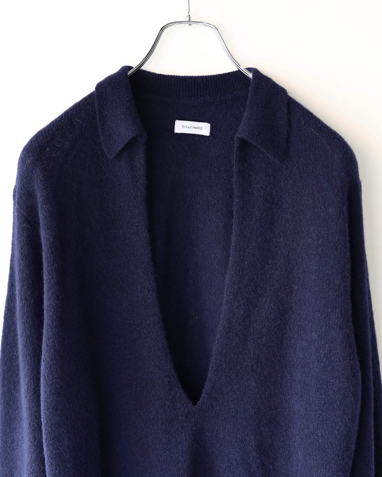 Silk cashmere Vareuse "Navy"