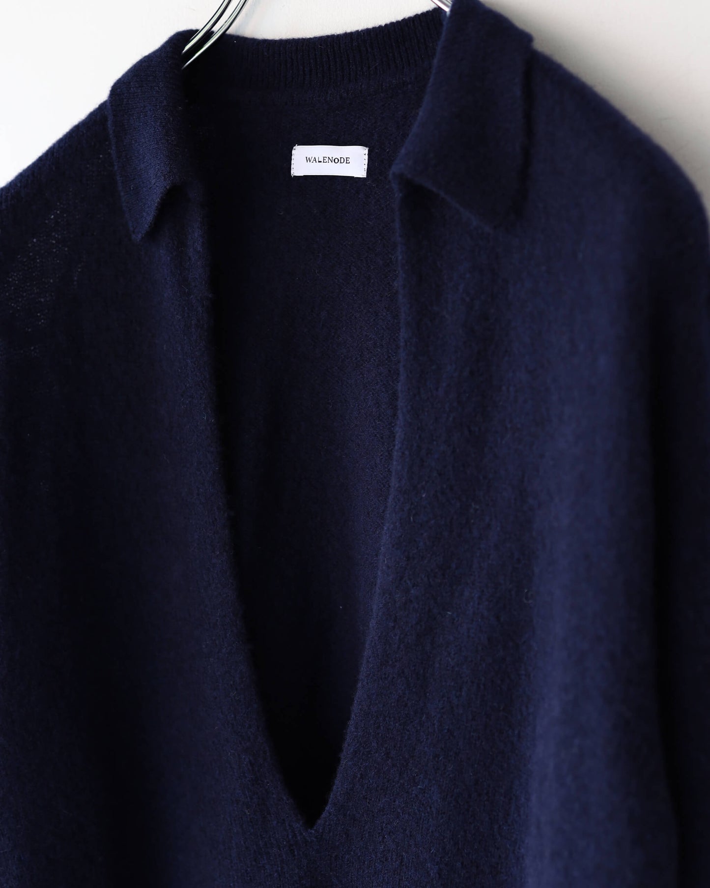 Silk cashmere Vareuse "Navy"