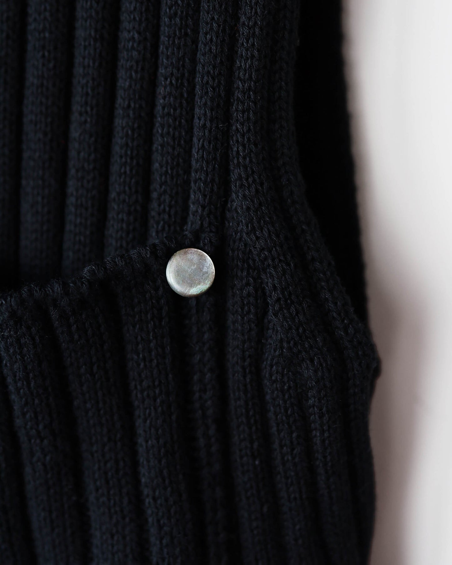 KNIT DRIVERS VEST - Plain "Black"