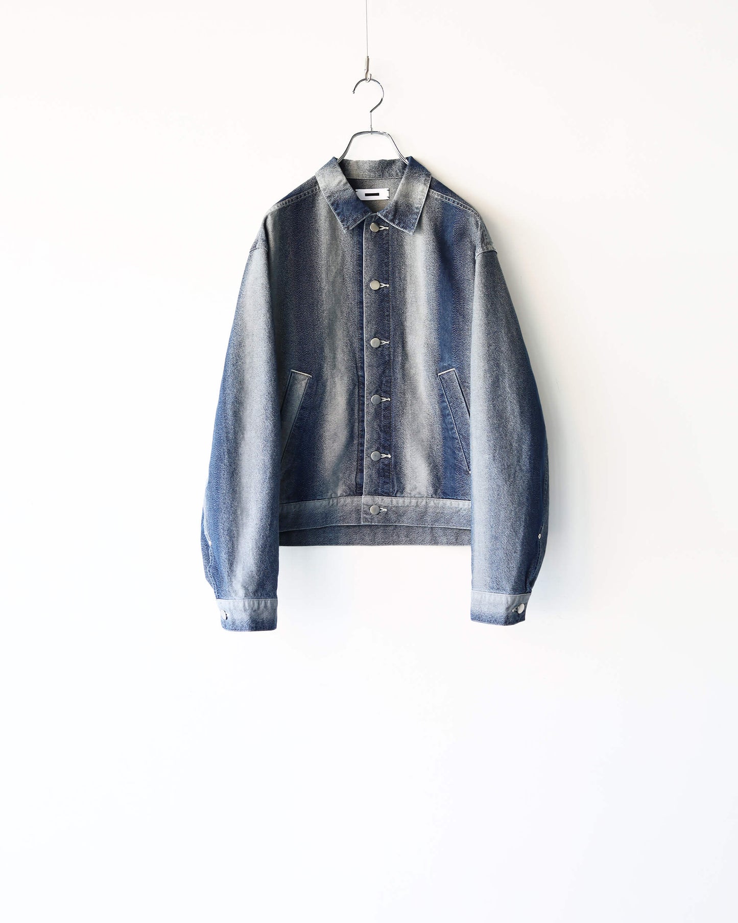 GRADATION DENIM JACKET "SAX BLUE"
