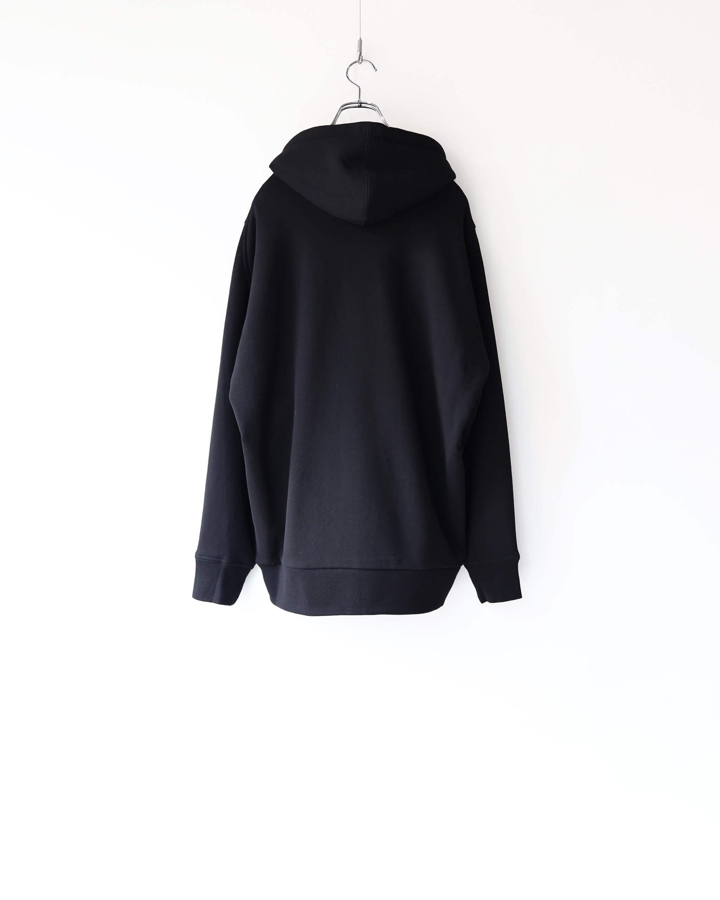 double pocket hoodie / EGG "black"