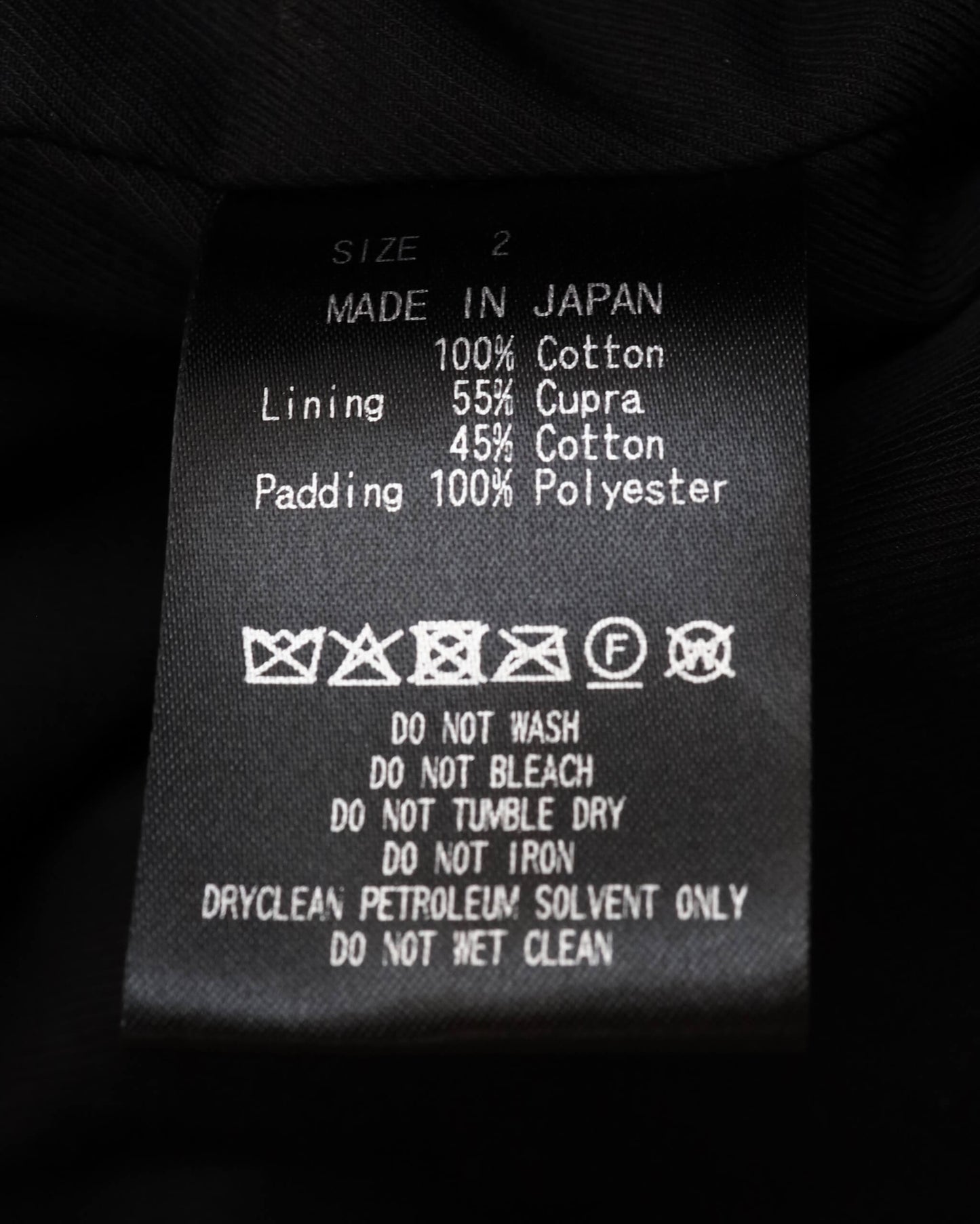 PUFFED MANDARIN COLLAR WORK JACKET ORGANIC COTTON 6-WALE CORDUROY "BLACK"