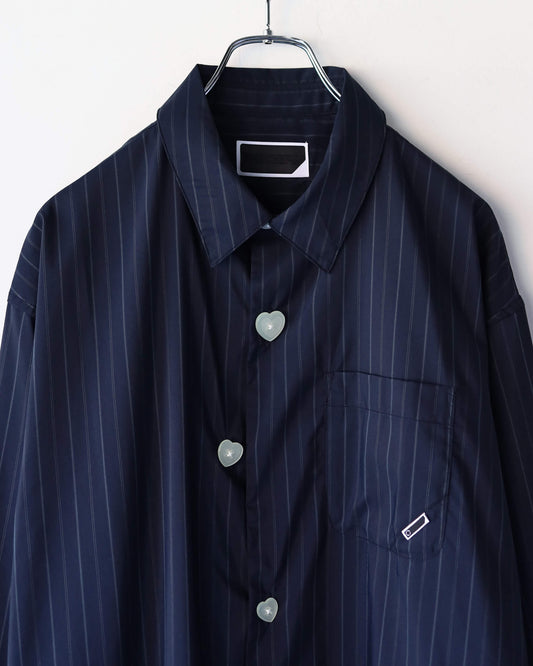 FLOATING HEART SHIRT "BLACK"