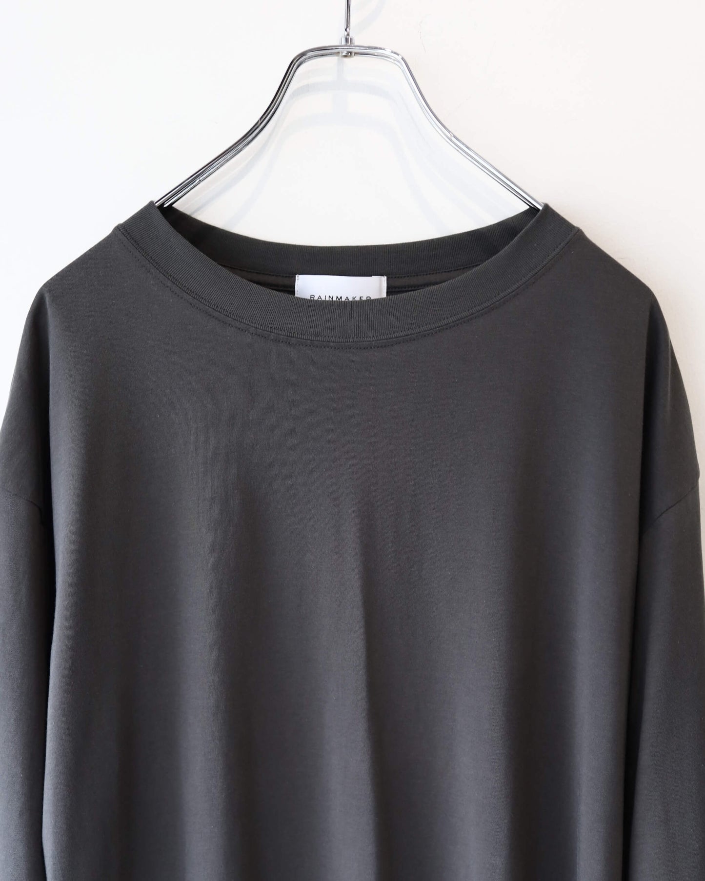 CREW-NECK T-SHIRT "CHARCOAL"
