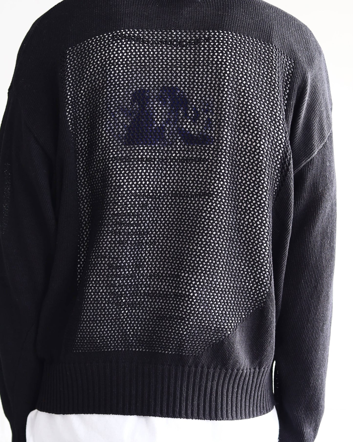 WINDOW WEB SWEATER "BLACK"