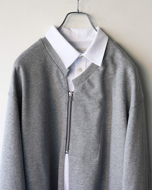 LAYERED SWEAT SHIRT "Gr"