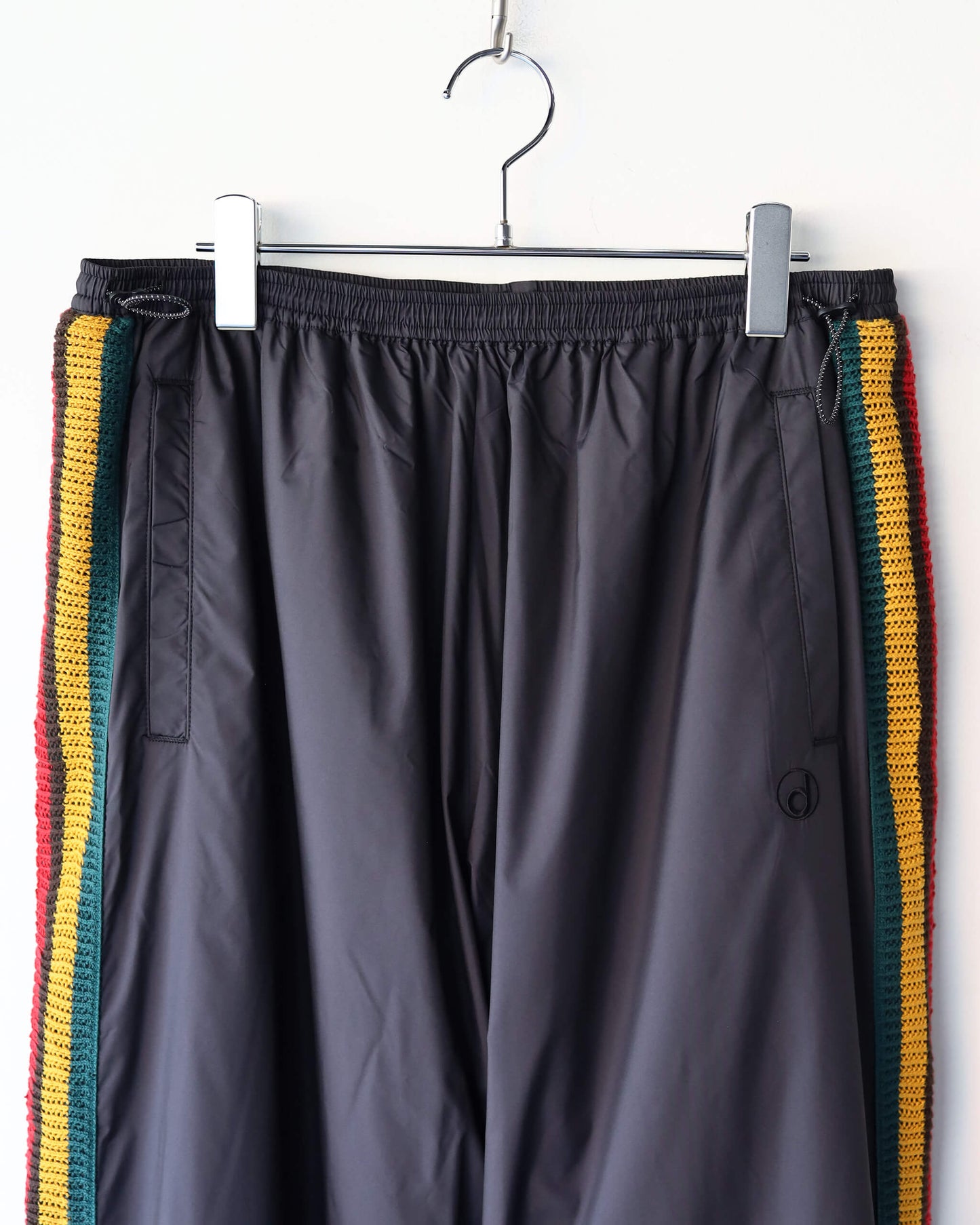 TRACK PANTS POLYESTER "BLACK"
