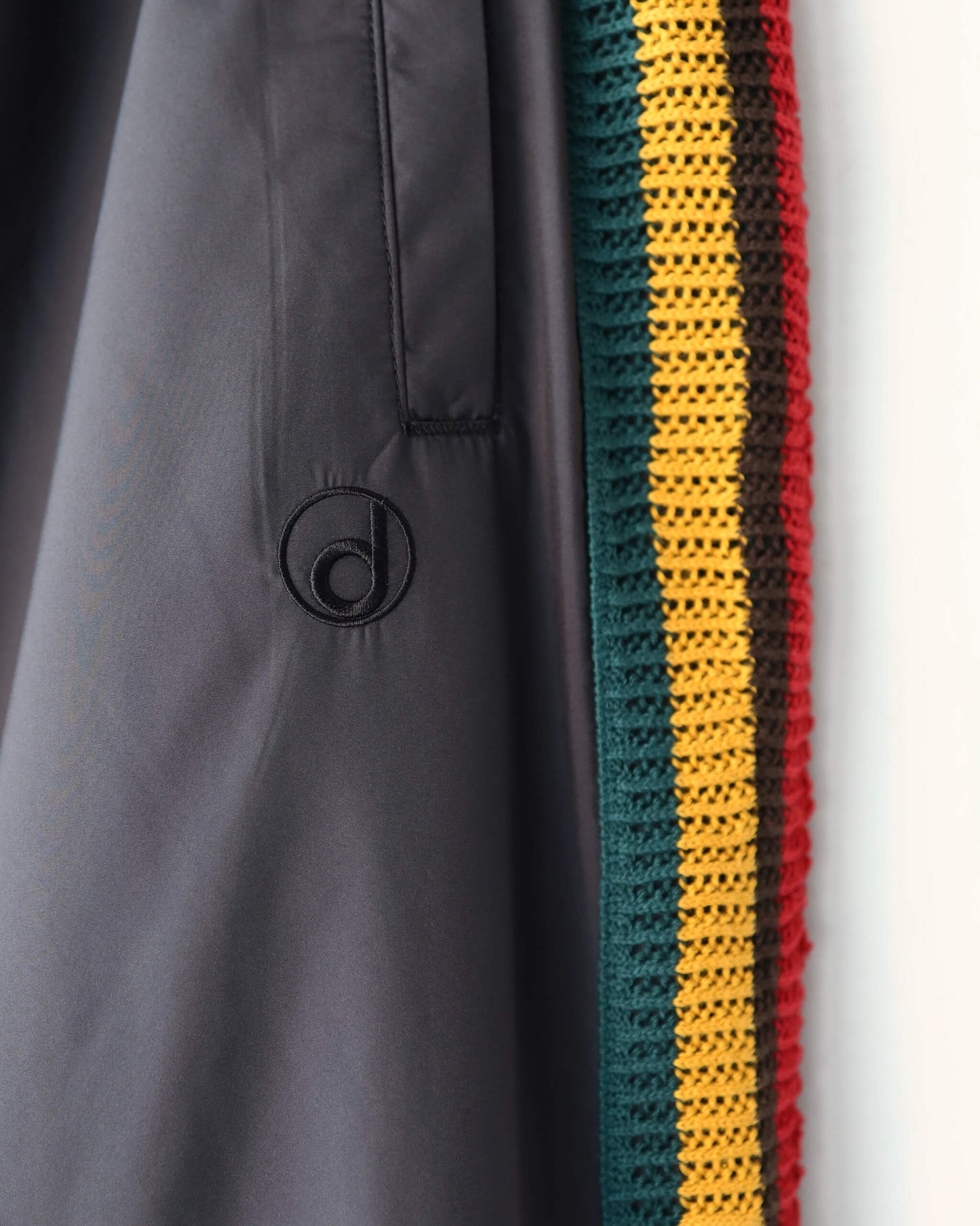 TRACK PANTS POLYESTER "BLACK"