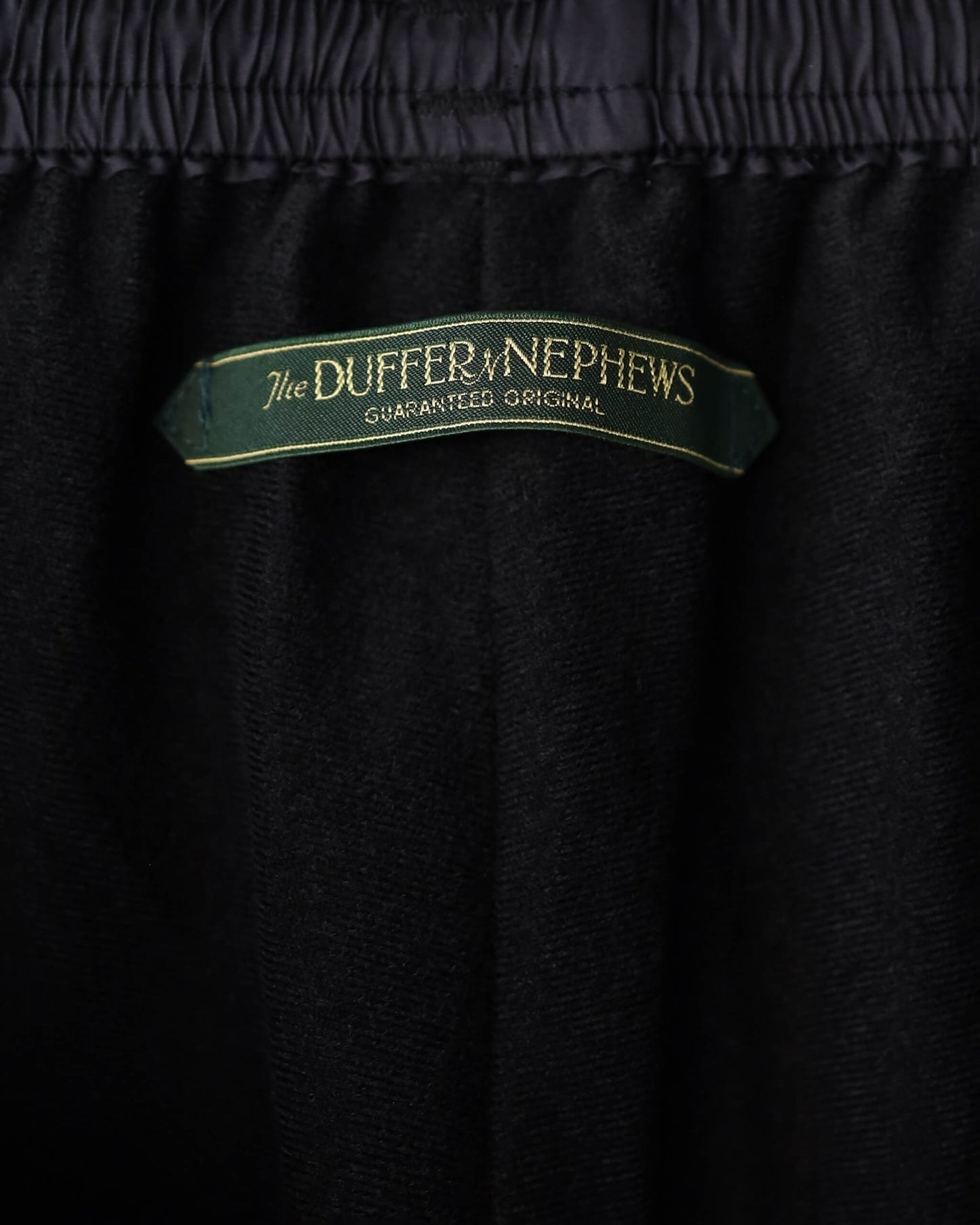 TRACK PANTS POLYESTER "BLACK"