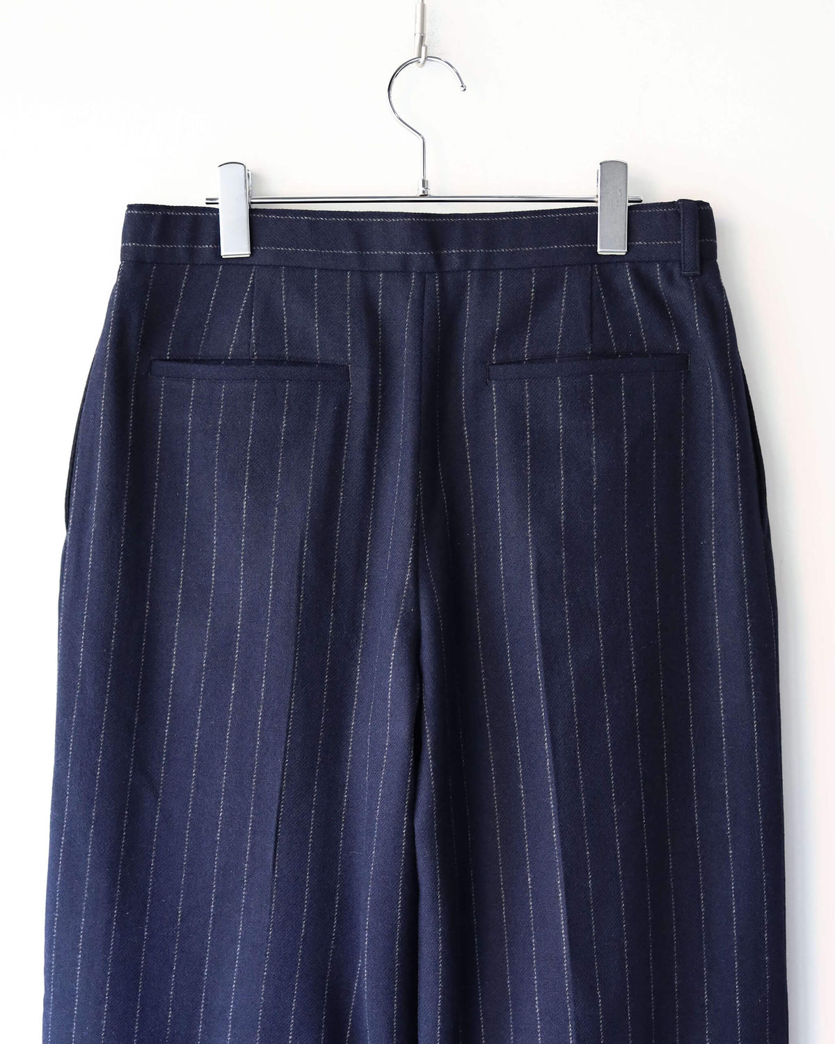 TACKED TROUSERS-TW "NAVY"