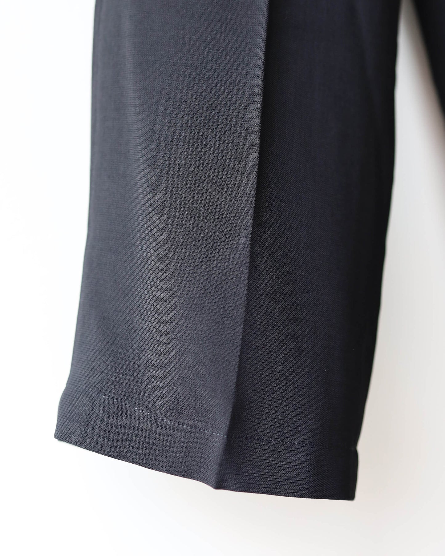 MELANGE TWILL DOUGI PANTS "BLACK"