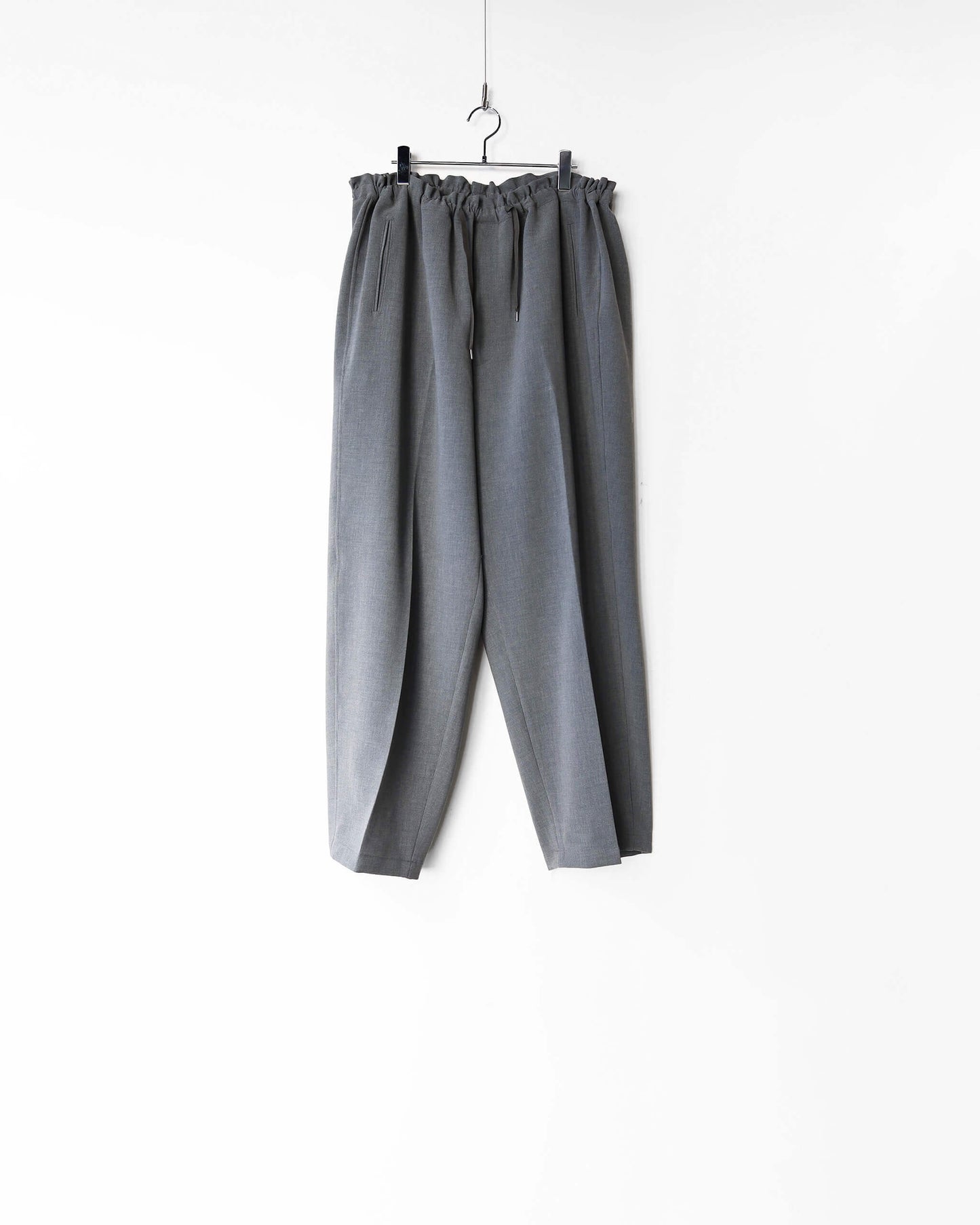 DOUBLE CLOTH DOUGI PANTS "PEARL GRAY"