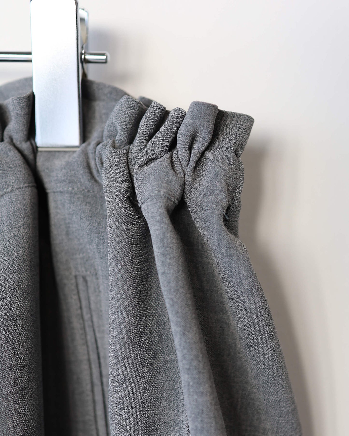 DOUBLE CLOTH DOUGI PANTS "PEARL GRAY"