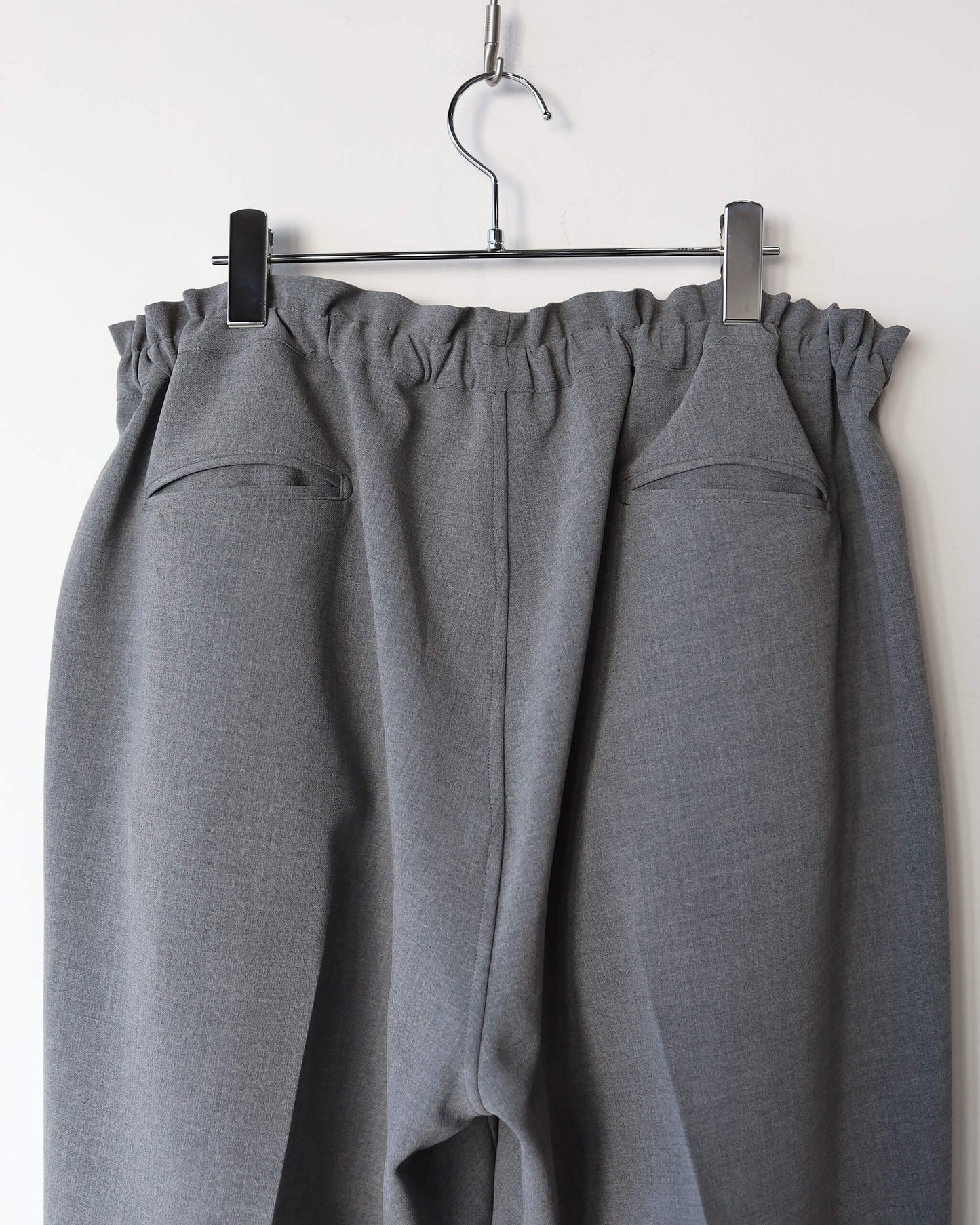 DOUBLE CLOTH DOUGI PANTS "PEARL GRAY"