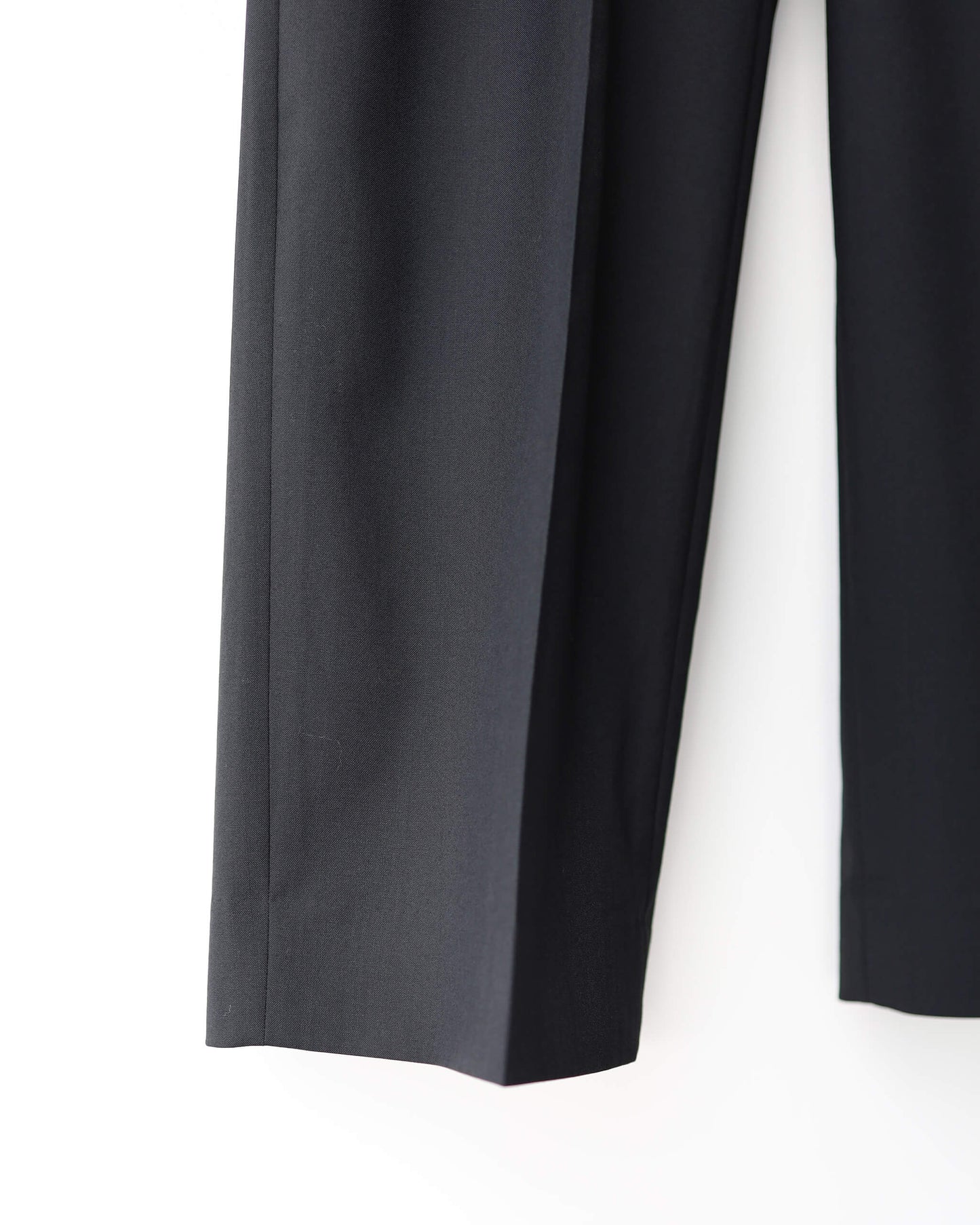 CLASSIC FIT DOUBLE PLEATED TROUSERS ORGANIC WOOL 2/80 TROPICAL "BLACK"