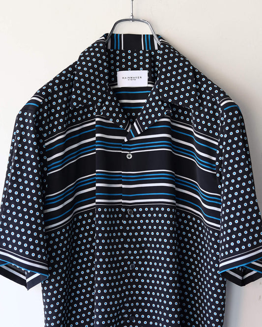 OPEN COLLAR SHIRT "PATTERN"