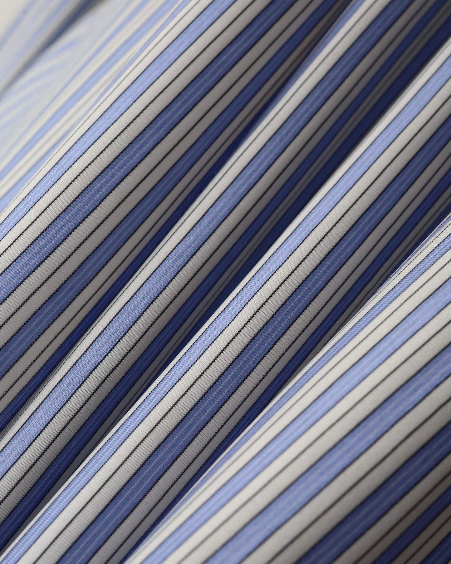 46G Stripe Atmosphere Shirt "SAX BLACK"