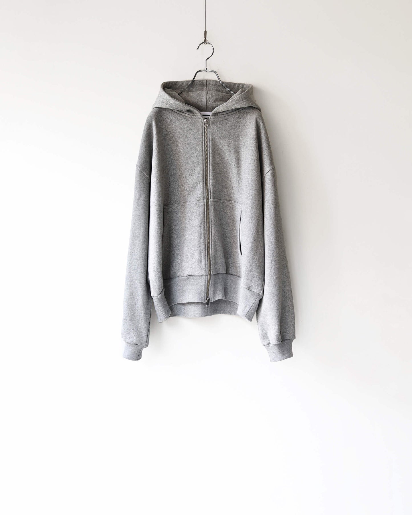 FULL ZIP HOODY "GRAY"