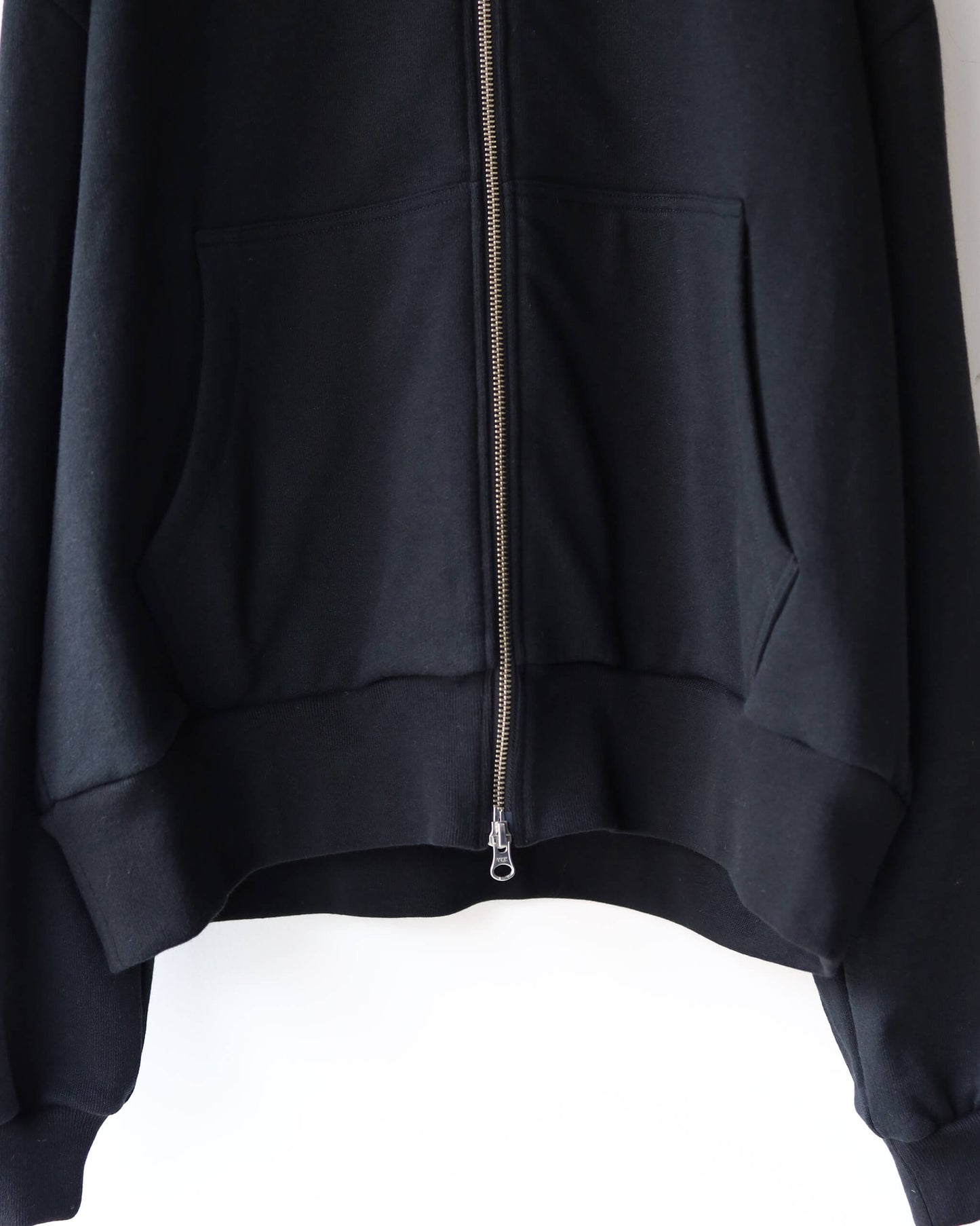FULL ZIP HOODY "BLACK"