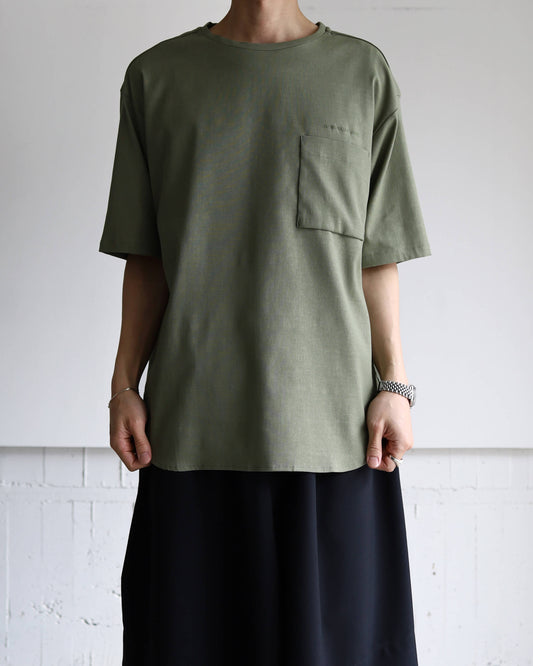 S/S CREW SHIRTS "OLIVE"