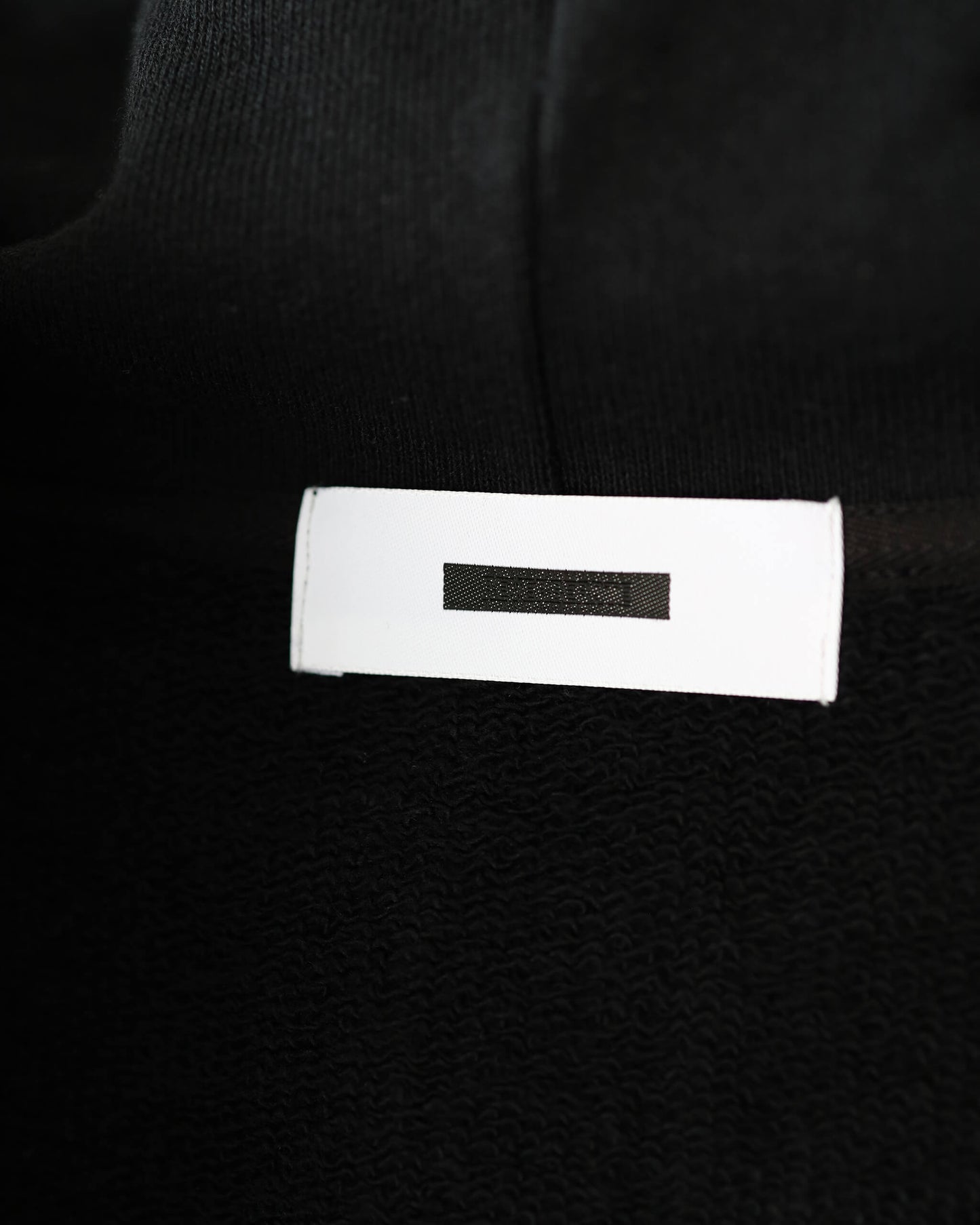 FULL ZIP HOODY "BLACK"