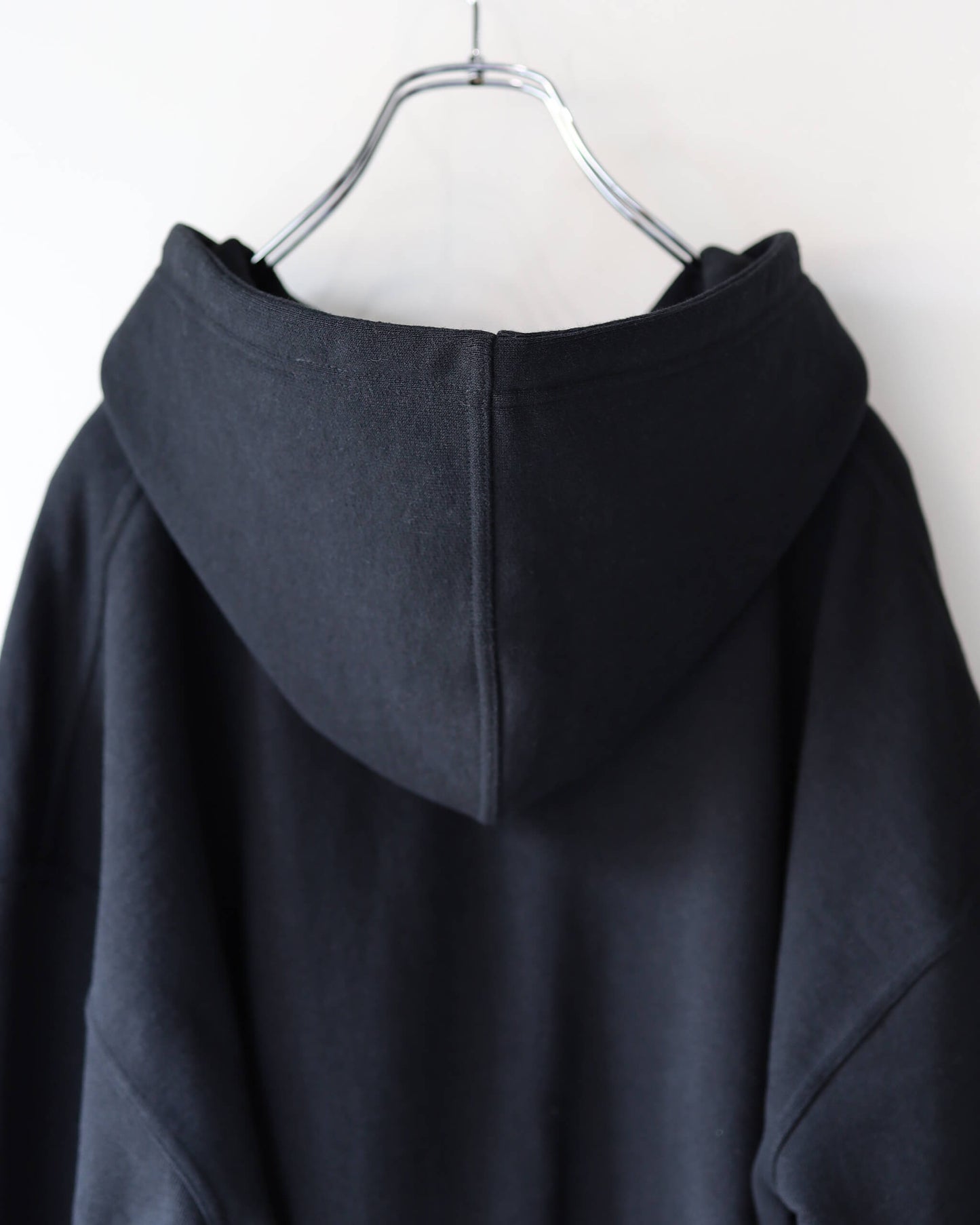 FULL ZIP HOODY "BLACK"