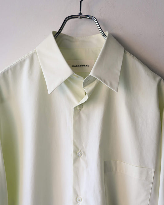 COMFORT FIT SHIRT ORGANIC GIZA TYPEWRITER "LEMON"