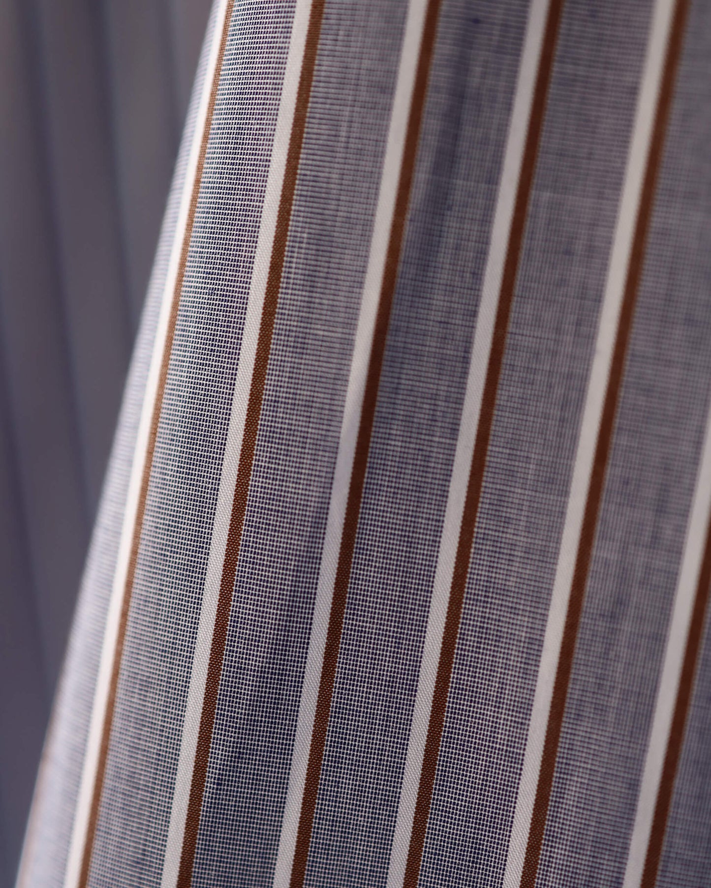 GIZA STRIPE SHIRTS "NAVY"