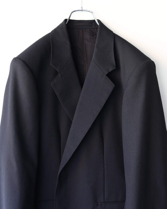 LA LEONA JACKET ORGANIC WOOL SURVIVAL CLOTH® "BLACK"