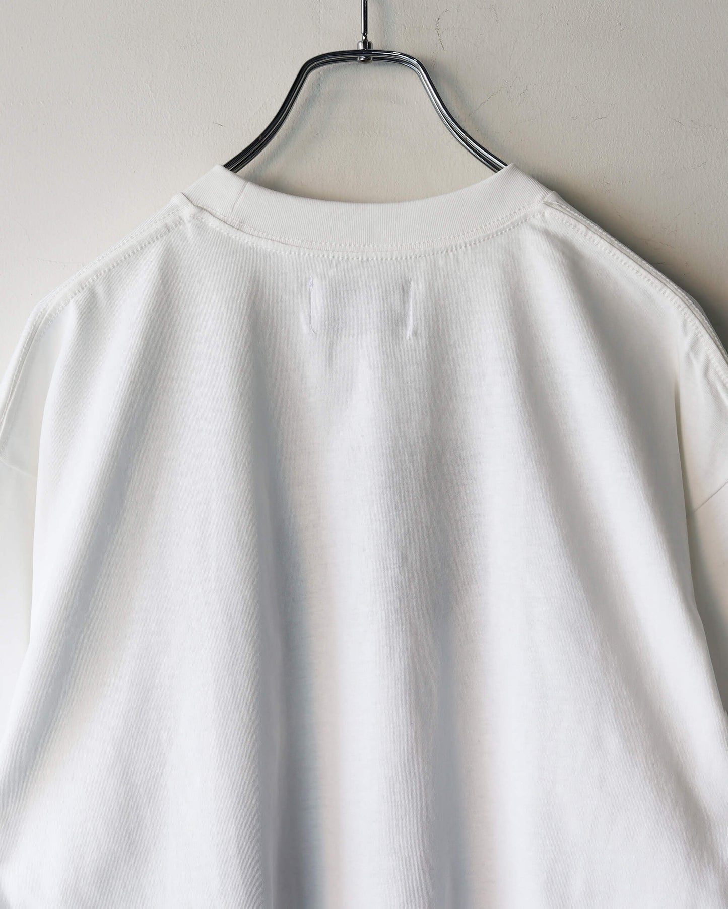 TOUCH T-SHIRT "WHITE x NAVY"