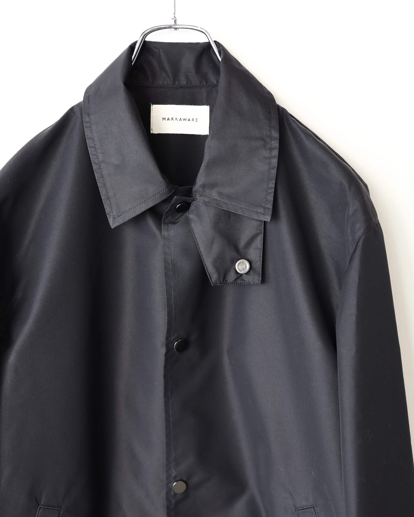COACH JACKET II EGYPTIAN COTTON × RECYCLE POLYESTER WEATHER-CLOTH "BLACK"