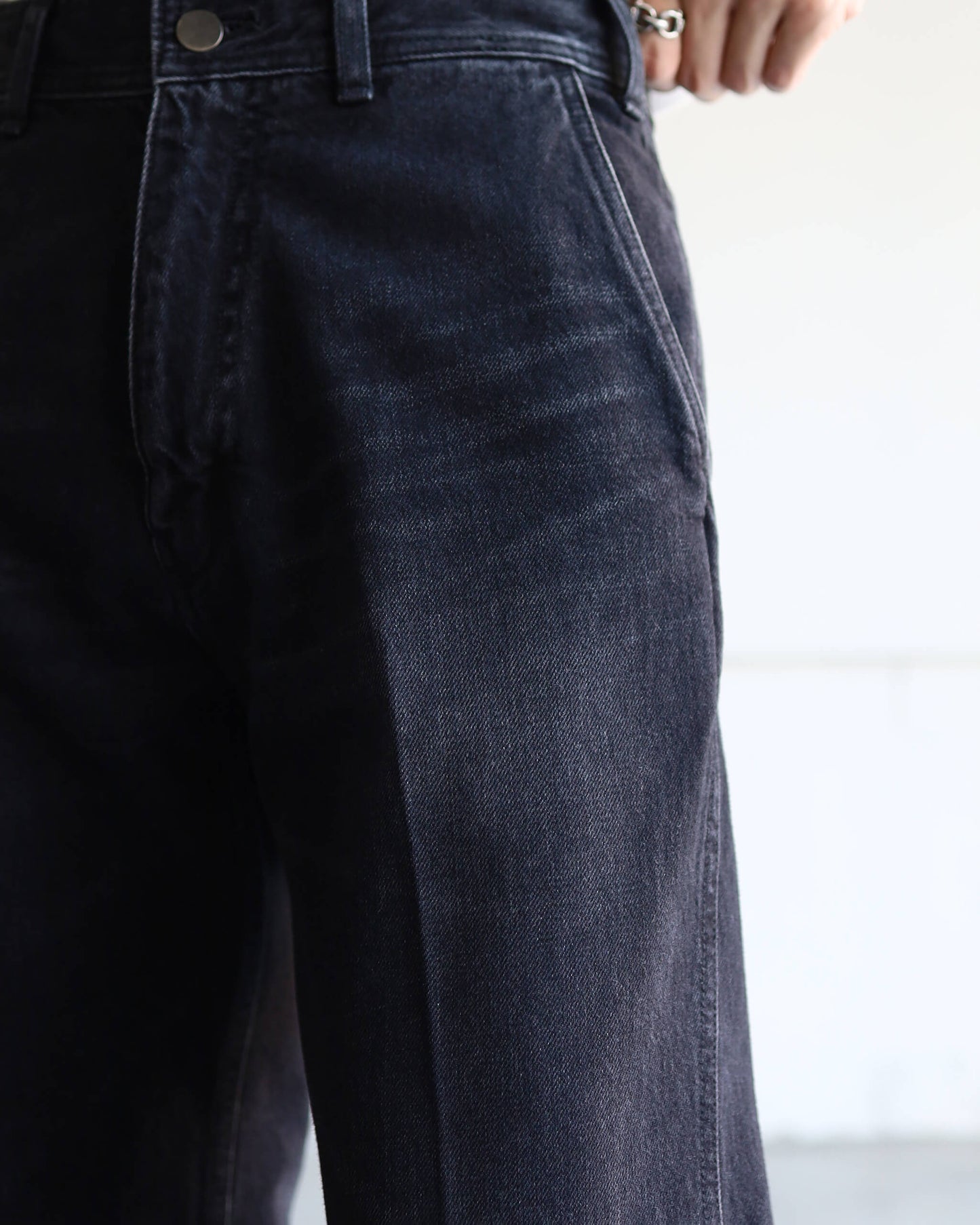 DENIM PANTS TYPE 001 "WASHED BLACK"