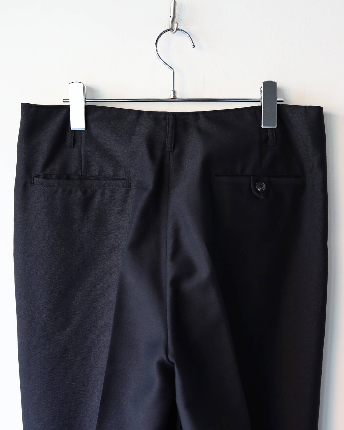 Shetland wool moleskin - Pearce "Black"