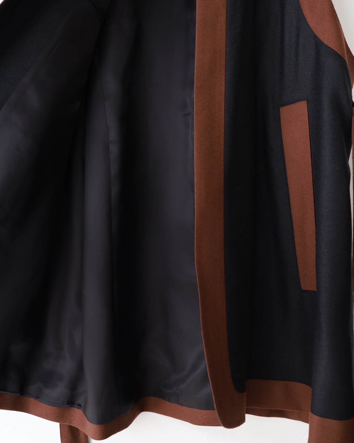 FRAME WAISTCOAT "BLACK × BROWN"