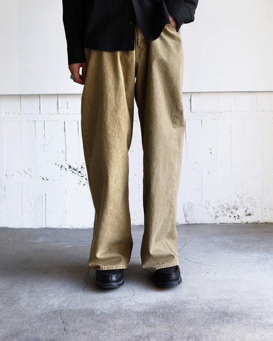 ZIMBABWE COTTON DENIM ASHLEY JEANS "KHAKI BEIGE"