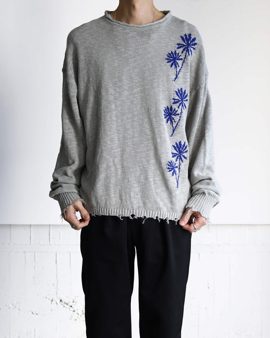 CYANO SWEATER "BLUE GRAY"