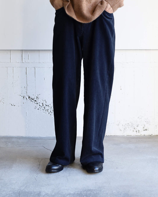INDIGO CORDUROY ASHLEY PANTS "INDIGO"